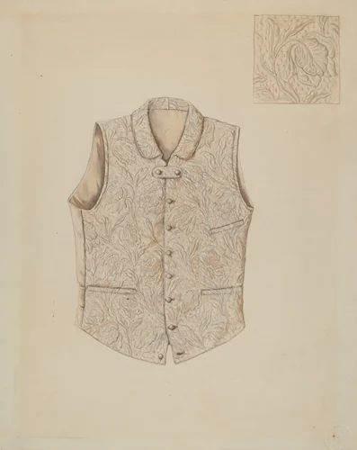 Vest by Lillian Causey, index of american design, 1936