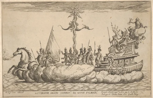 Asterion, from "Vessels of the Argonauts" by Remigio Cantagallina, print, 1608