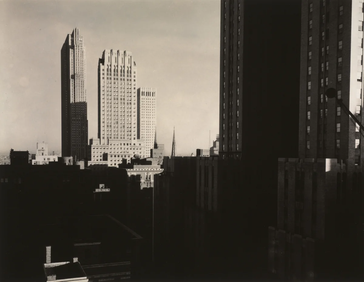 New York from the Shelton by Alfred Stieglitz, photograph, 1935