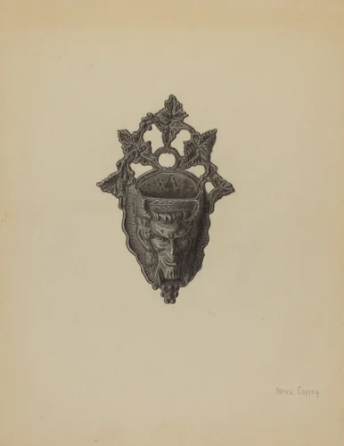 Match Safe by Neva Coffey, index of american design, 1940