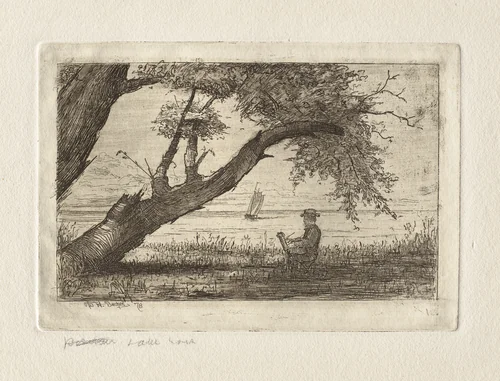 Lake Erie by Otto H. Bacher, print, 1878