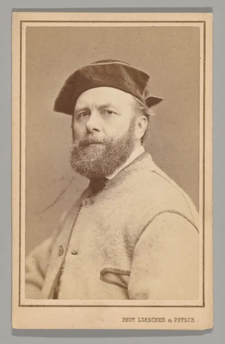 [Rildhauer Wolff] by Loescher & Petsch, photograph, 1867-1890