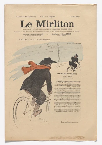 Le Mirliton, no. 6 by Théophile-Alexandre Steinlen, periodical, 1895