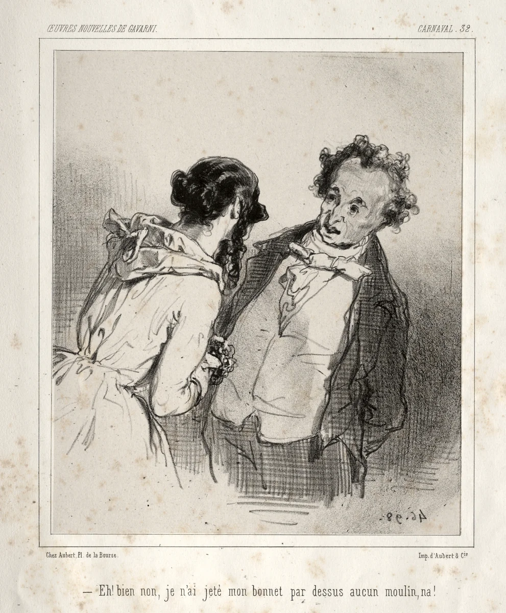 Carnaval by Paul Gavarni, print, 1824-1847