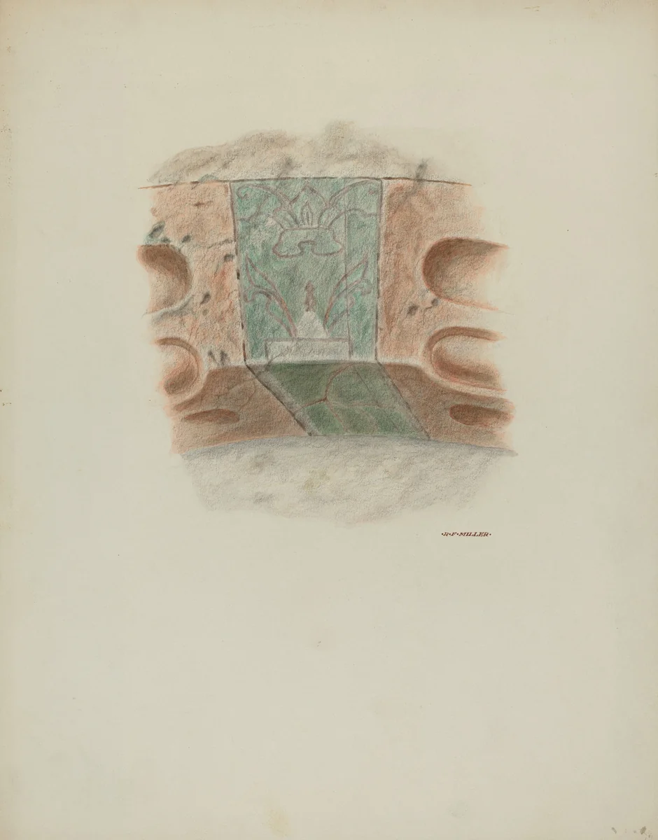 Keystone in Arch by Randolph F. Miller, index of american design, 1939