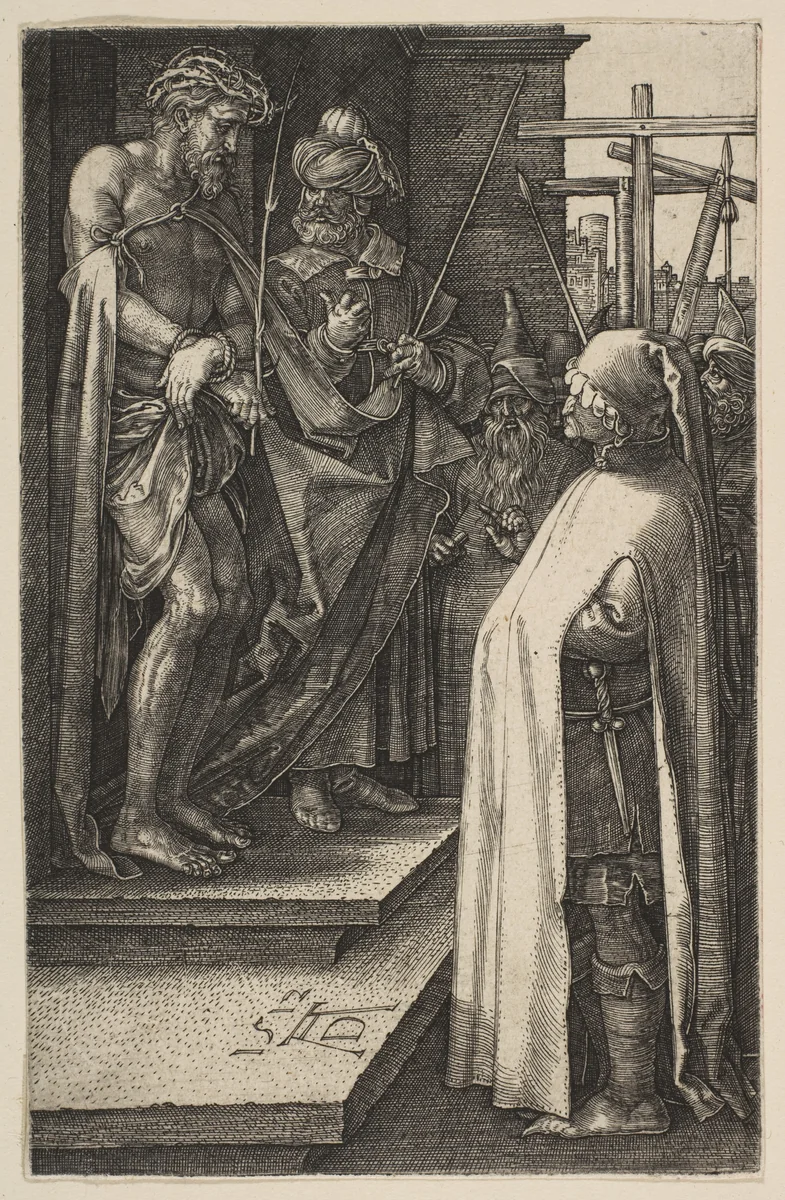 Ecce Homo, from "The Passion" by Albrecht Dürer, print, 1512