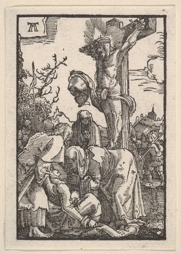 The Crucifixion, from "The Fall and Salvation of Mankind Through the Life and Passion of Christ" by Albrecht Altdorfer, print, 1508-1518