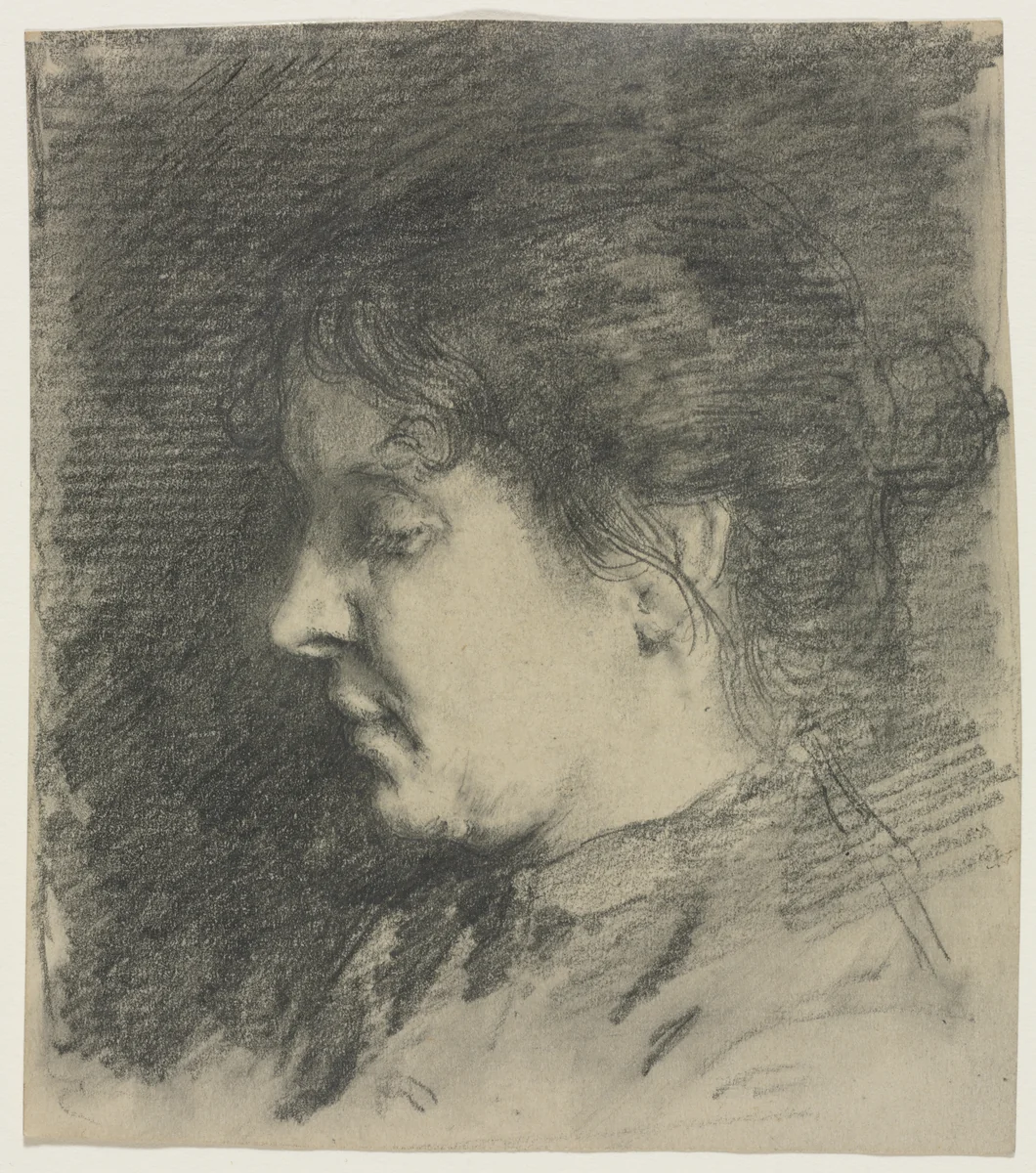 Sarah H. Crone by Samuel H. Crone, drawing, 1880-1899