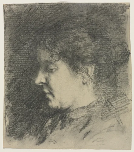 Sarah H. Crone by Samuel H. Crone, drawing, 1880-1899