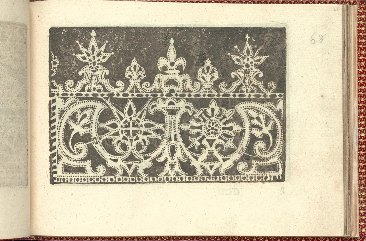 Corona delle Nobili et Virtuose Donne: Libro I-IV, page 68 (recto) by Cesare Vecellio, book, 1601