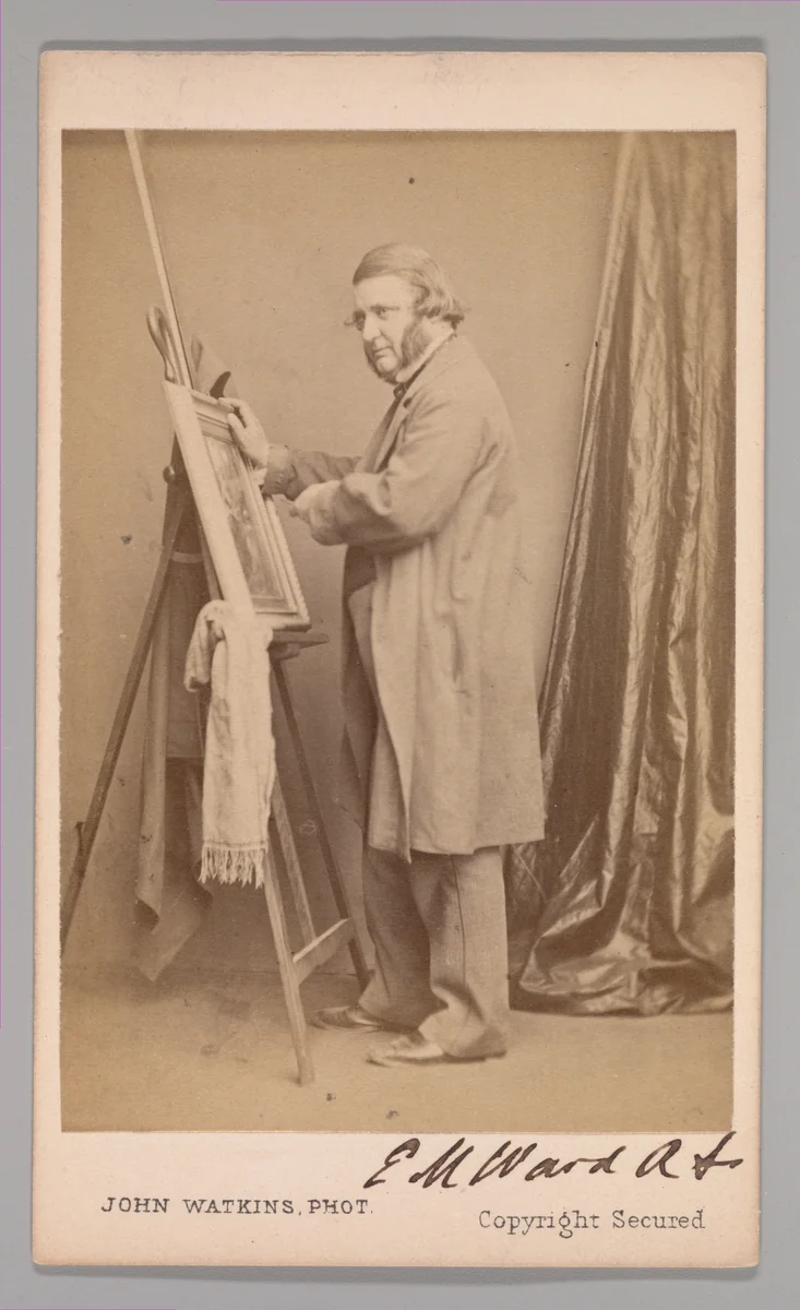 [E.M.Ward] by John and Charles Watkins, photograph, 1860-1869