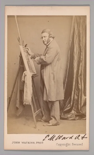 [E.M.Ward] by John and Charles Watkins, photograph, 1860-1869