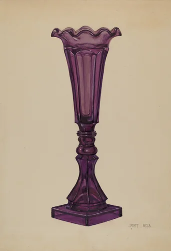 Vase by Janet Riza, index of american design, 1937