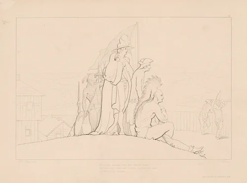 The Lovely Gertrude, Safe from Present Harm by Edward Webb, print, 1846