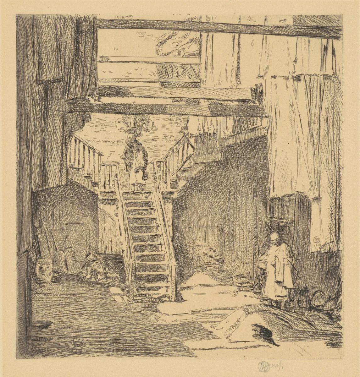 Old Chinatown, San Francisco by Childe Hassam, print, 1904