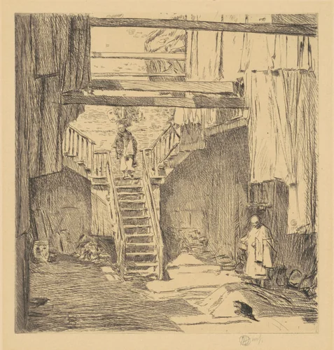 Old Chinatown, San Francisco by Childe Hassam, print, 1904