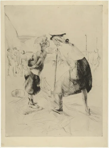 For a Sensational Project (Pour un projet sensationnel) by Jacques Villon, print, 1904