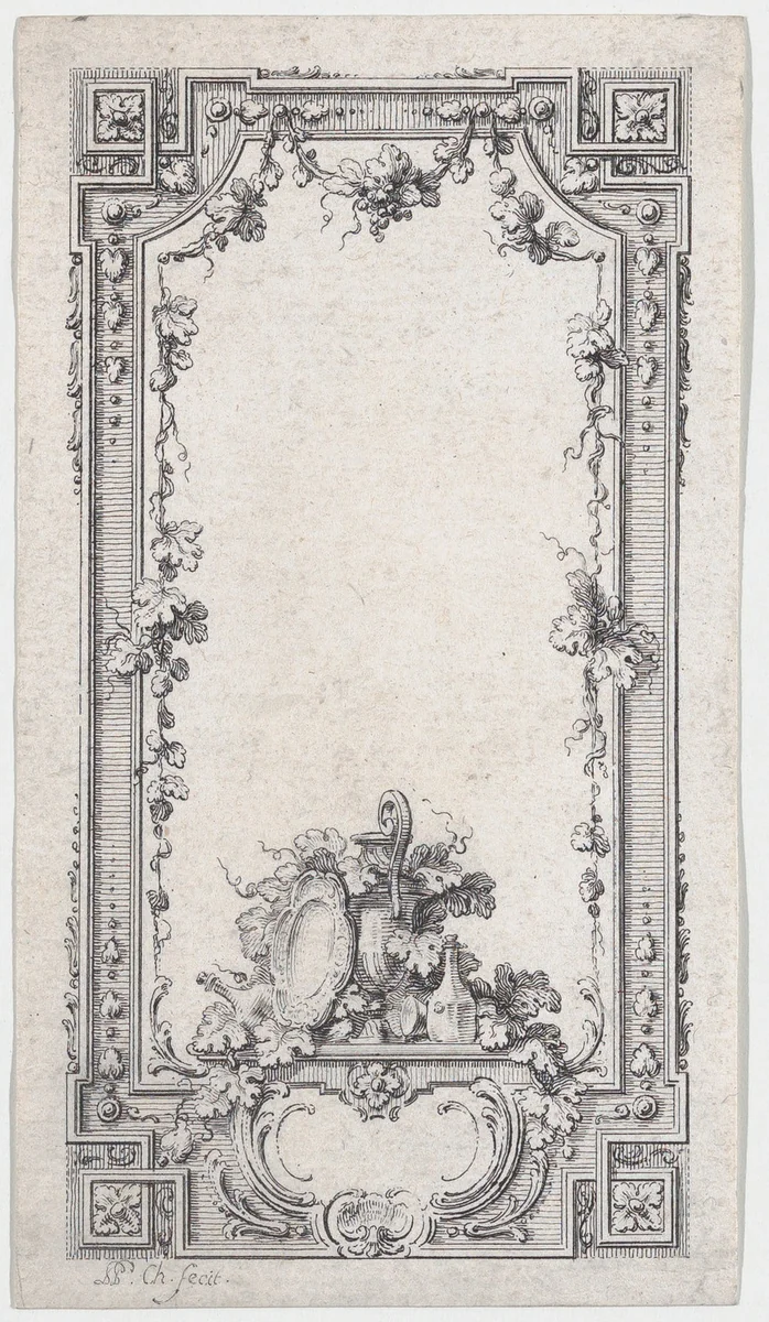 Frontispiece, from Bussy-Rabutin's "Histoire amoureuse des Gaules" by Pierre Philippe Choffard, print, 1754