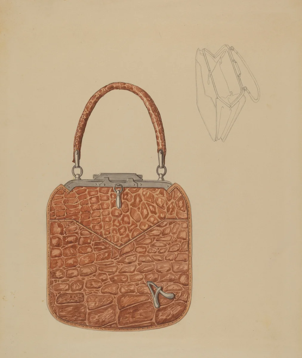Child's Handbag by Gladys Cook, index of american design, 1855-1995