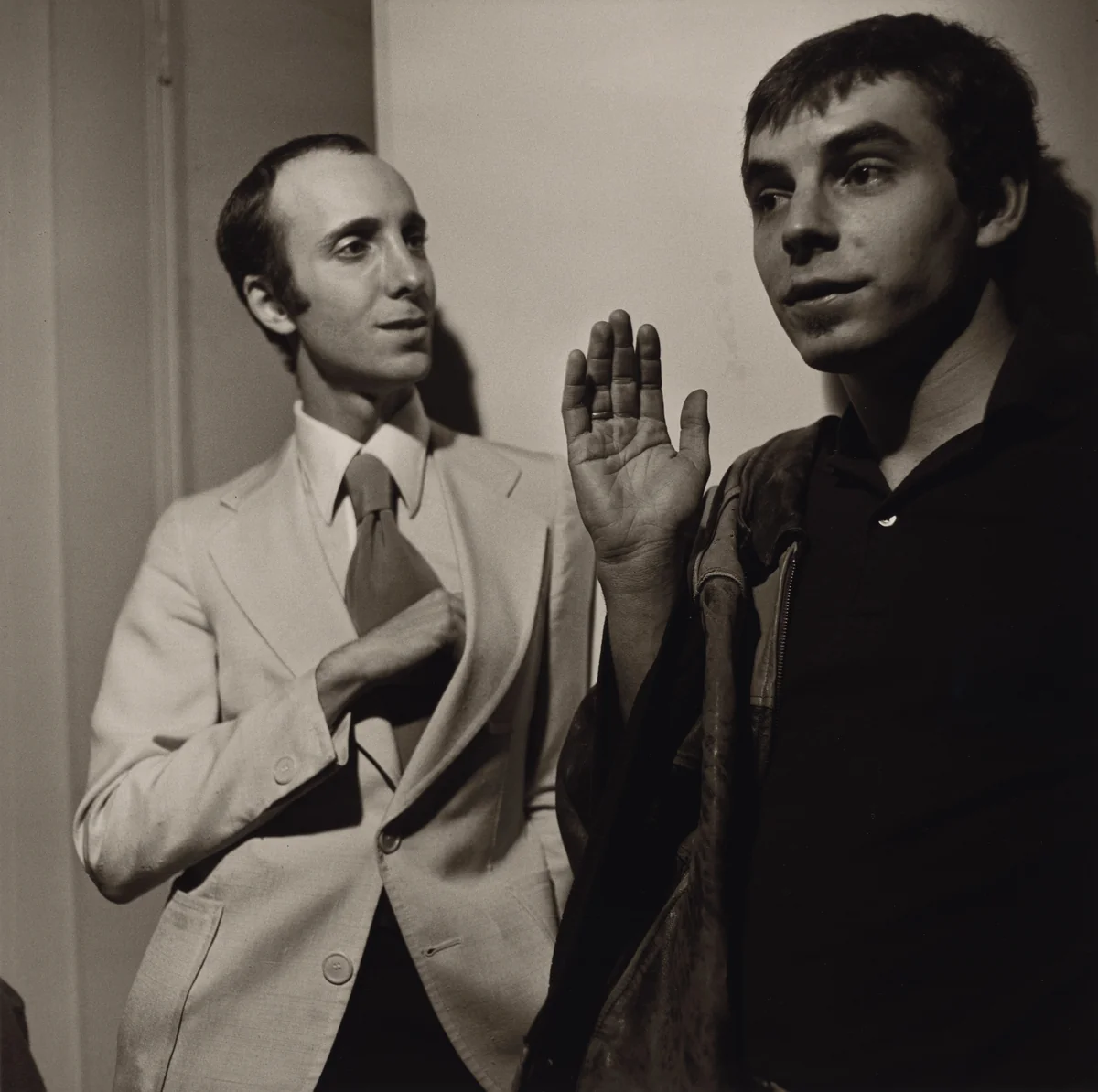 Gallery Opening, New York City by Larry Fink, photograph, 1974