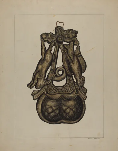 Match Container by Evelyn Bailey, index of american design, 1937