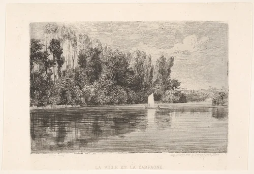 City and Country by Jules Ferdinand Jacquemart, print, 1868