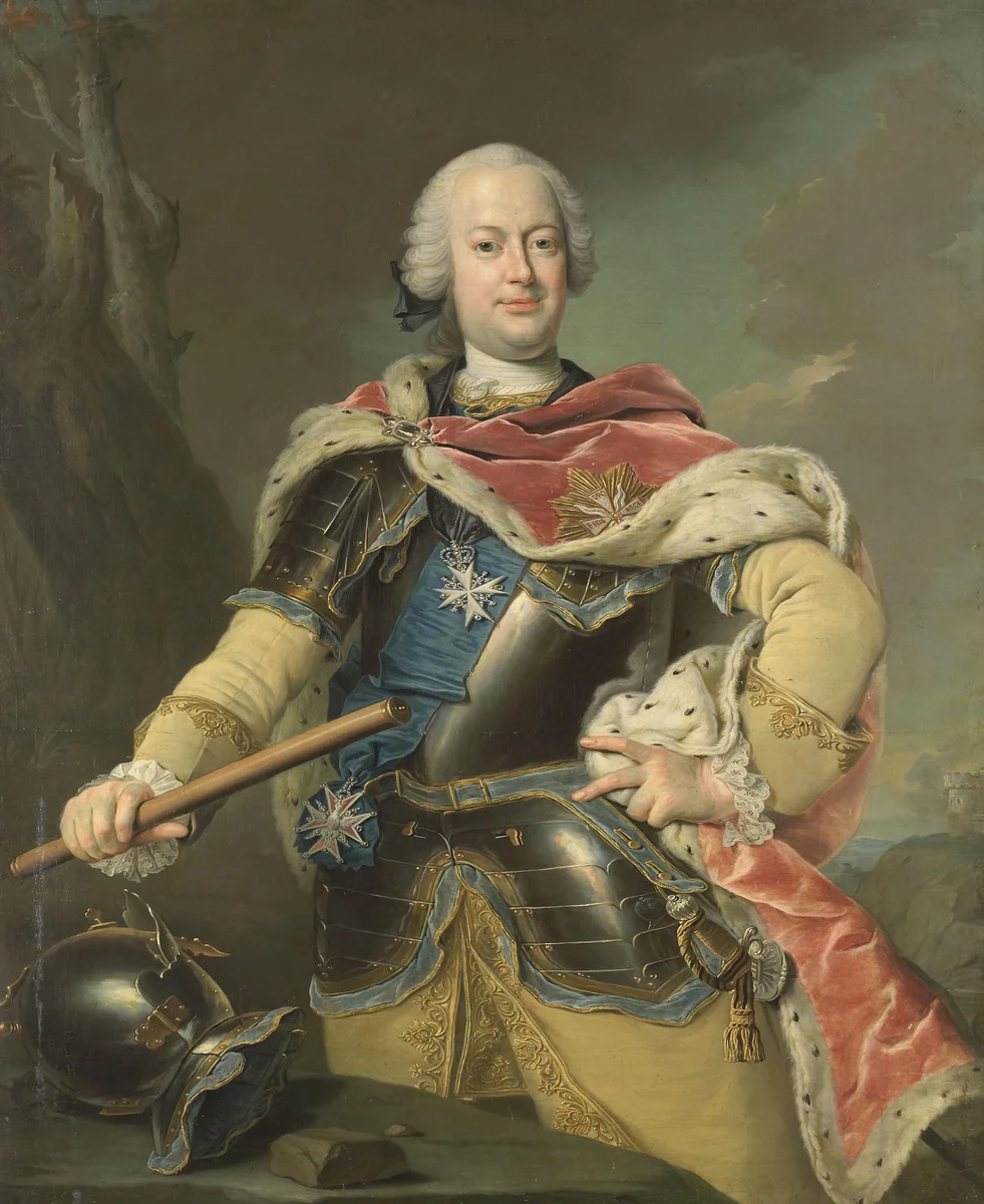 Friedrich Christian, Prince-Elector of Saxony, Prince of Poland by Gottfried Boy, painting, 1751
