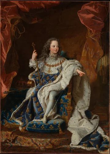 Louis XV (1710–1774) as a Child by Hyacinthe Rigaud, painting, 1716-1724