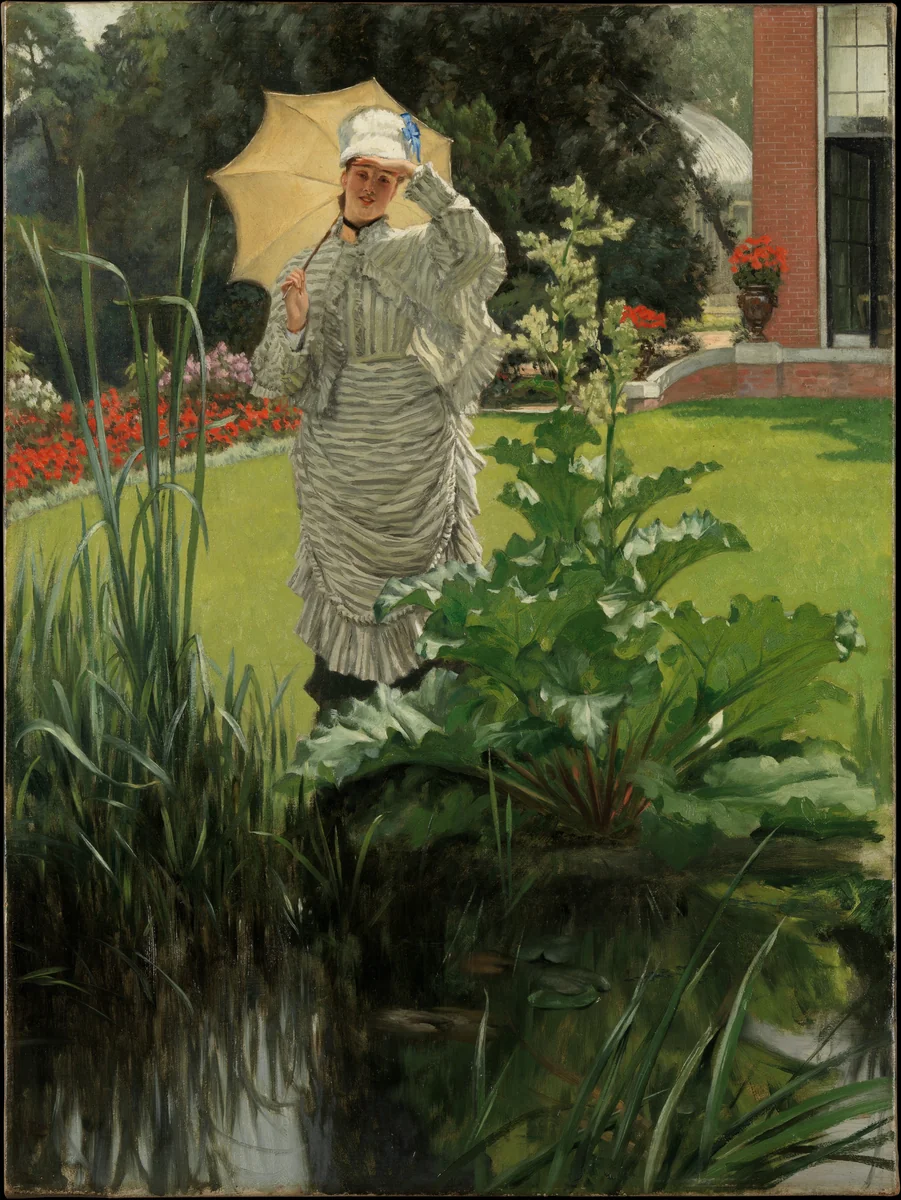 Spring Morning by James Tissot, painting, 1870-1880