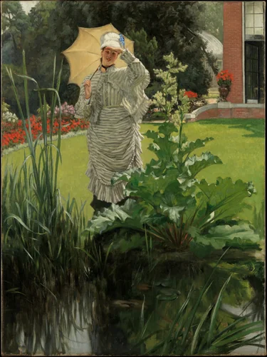 Spring Morning by James Tissot, painting, 1870-1880