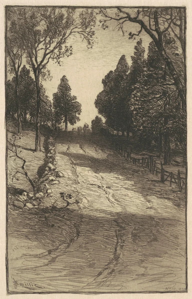 Up the Hill by James David Smillie, print, 1879