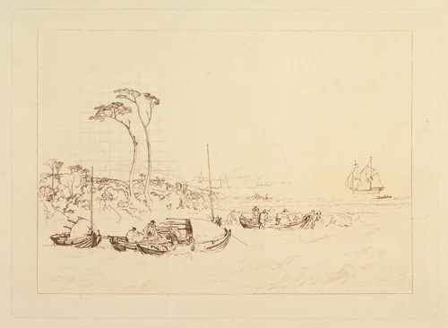 Inverary Castle and Town, Scotland (Liber Studiorum, part XIII) by Joseph Turner, print, 1816