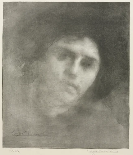 Madame Eugène Carrière (large plate) by Eugène Carrière, print, 1893