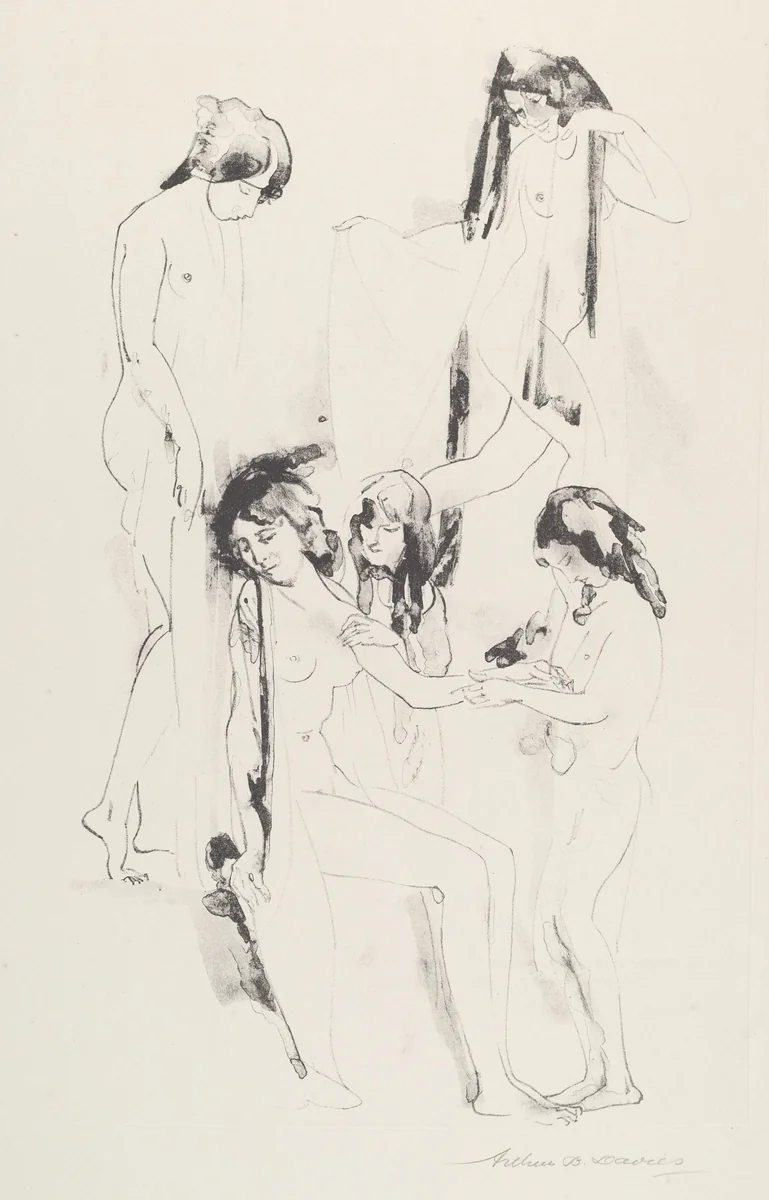 Stir of Shadowed Melodies by Arthur B. Davies; George C. Miller, print, 1919-1920