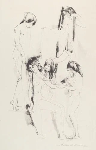 Stir of Shadowed Melodies by Arthur B. Davies; George C. Miller, print, 1919-1920