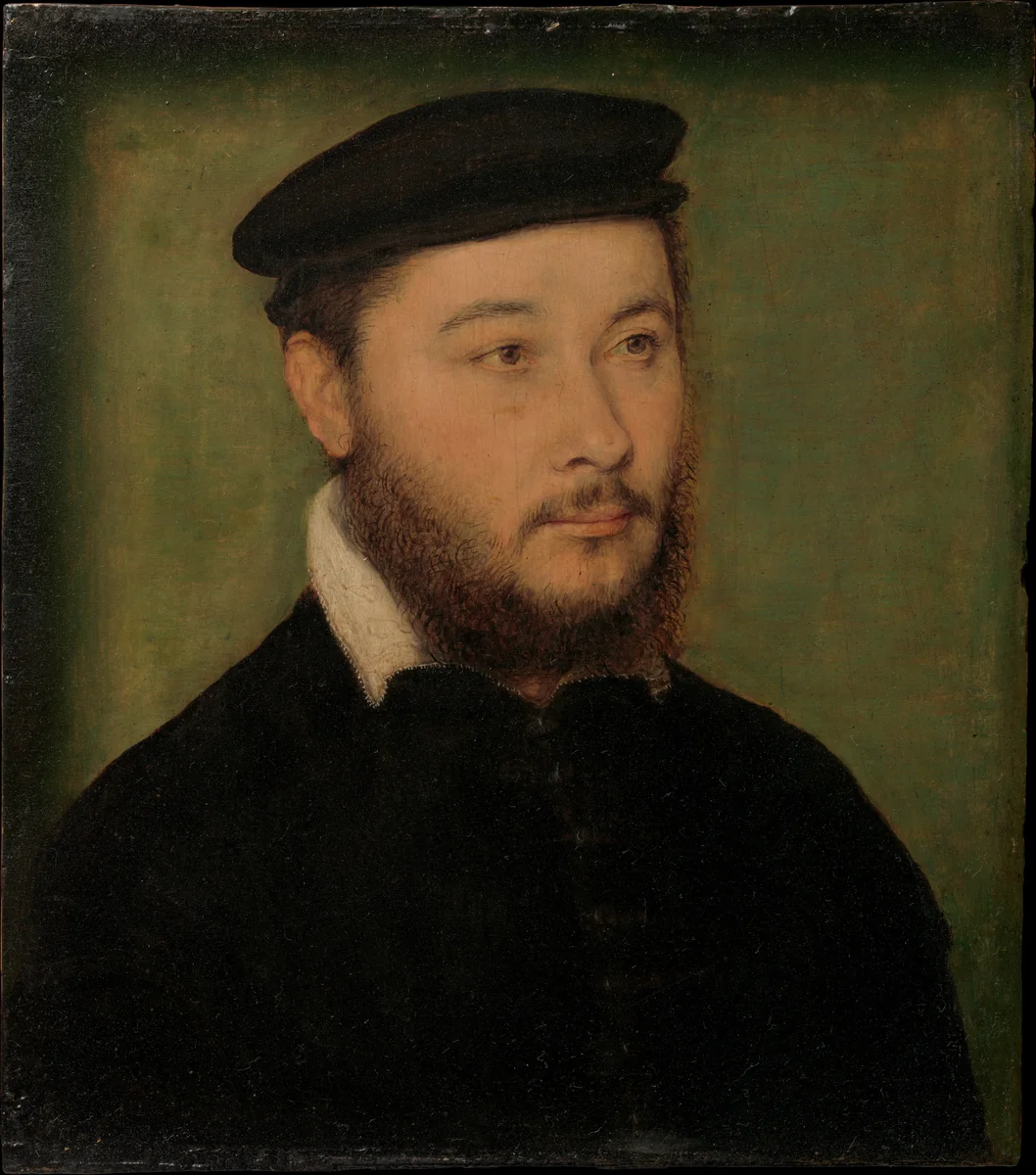 Portrait of a Man by Corneille de Lyon, painting, 1540-1550