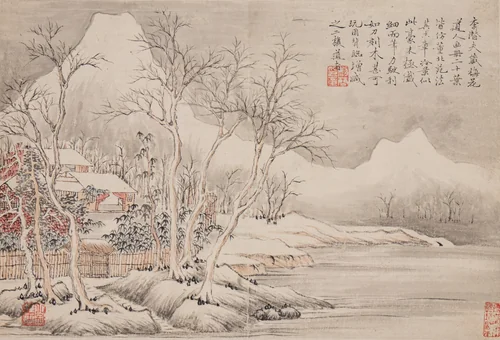 Landscapes by Li Jian, painting, 1793