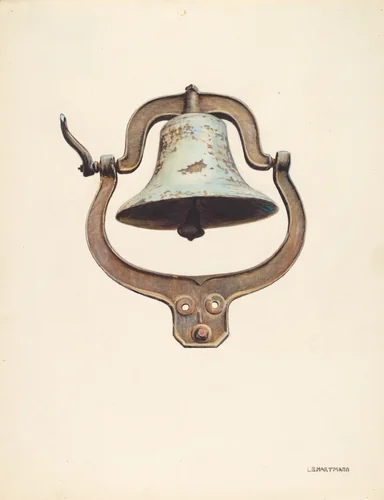 Bell by L. B. Hartmann, index of american design, 1935-1942