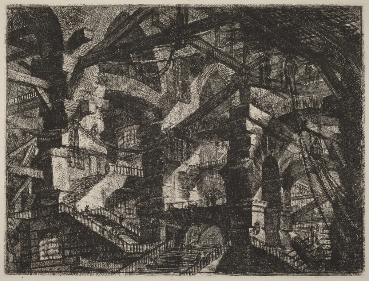 The Gothic Arch by Giovanni Battista Piranesi, print, 1800-1809