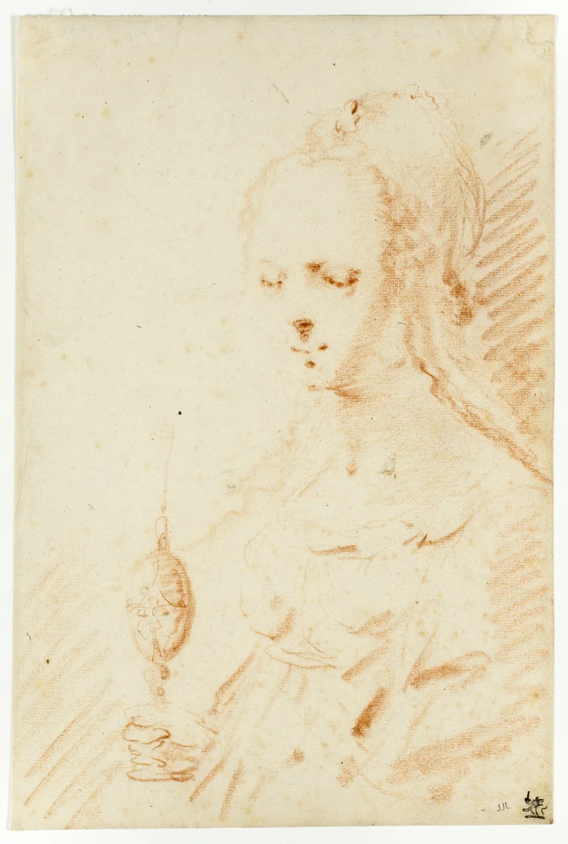 Mary Magdalene by Jean Honoré Fragonard, print, 1585-1600