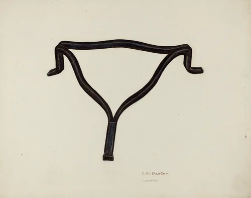 Trivet by Clarence W. Dawson, index of american design, 1942