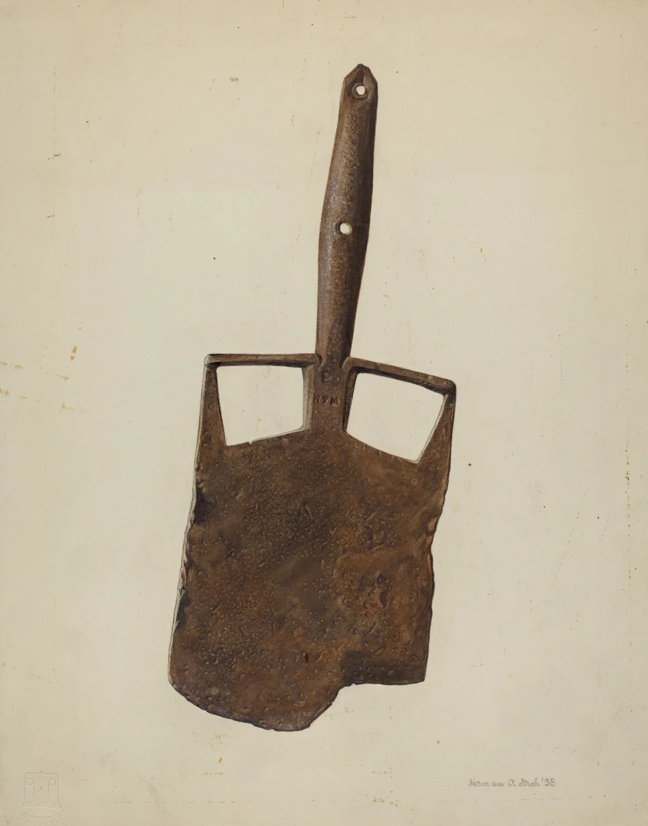 Spade by Herman Stroh, index of american design, 1938