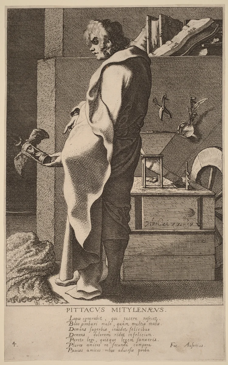Pittacus Mitylanaeus by Jacques de Gheyn III, print, 1616