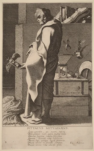 Pittacus Mitylanaeus by Jacques de Gheyn III, print, 1616