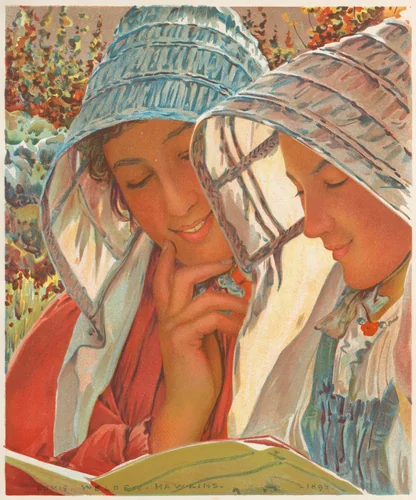 Readers by Louis Welden Hawkins, book, 1898