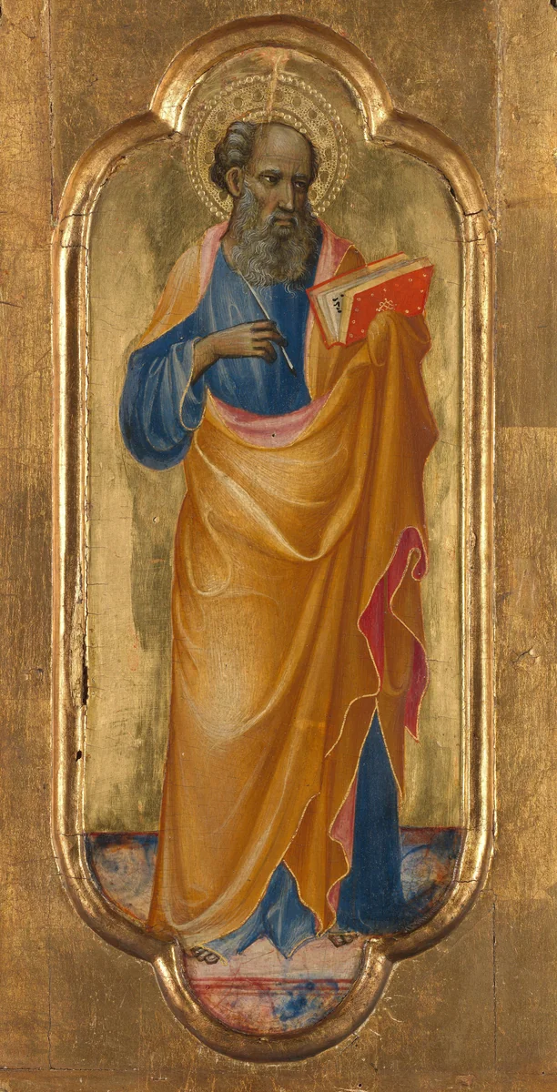 Twee evangelisten by Gherardo Starnina, painting, 1407