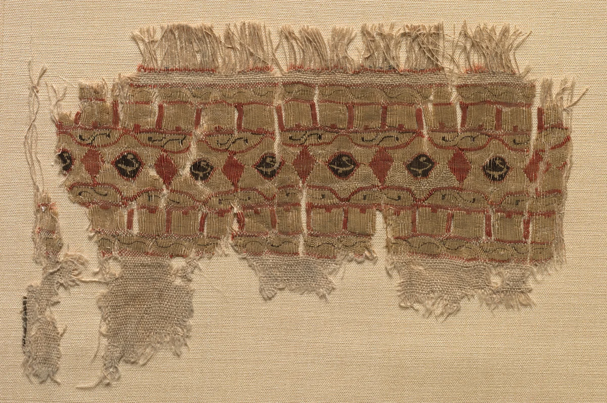 Fragment of a Tiraz-Style Textile by Unknown, textile, 1101-1149