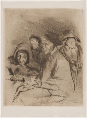 Portrait de vielles femmes by Georges Jeanniot, print, 1895