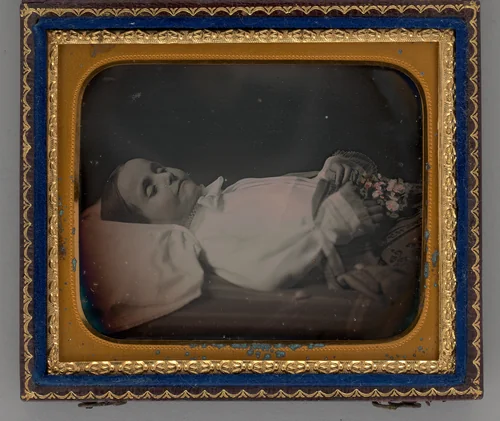 Untitled (Post-Mortem Portrait of a Girl) by Unknown maker, other, 1855