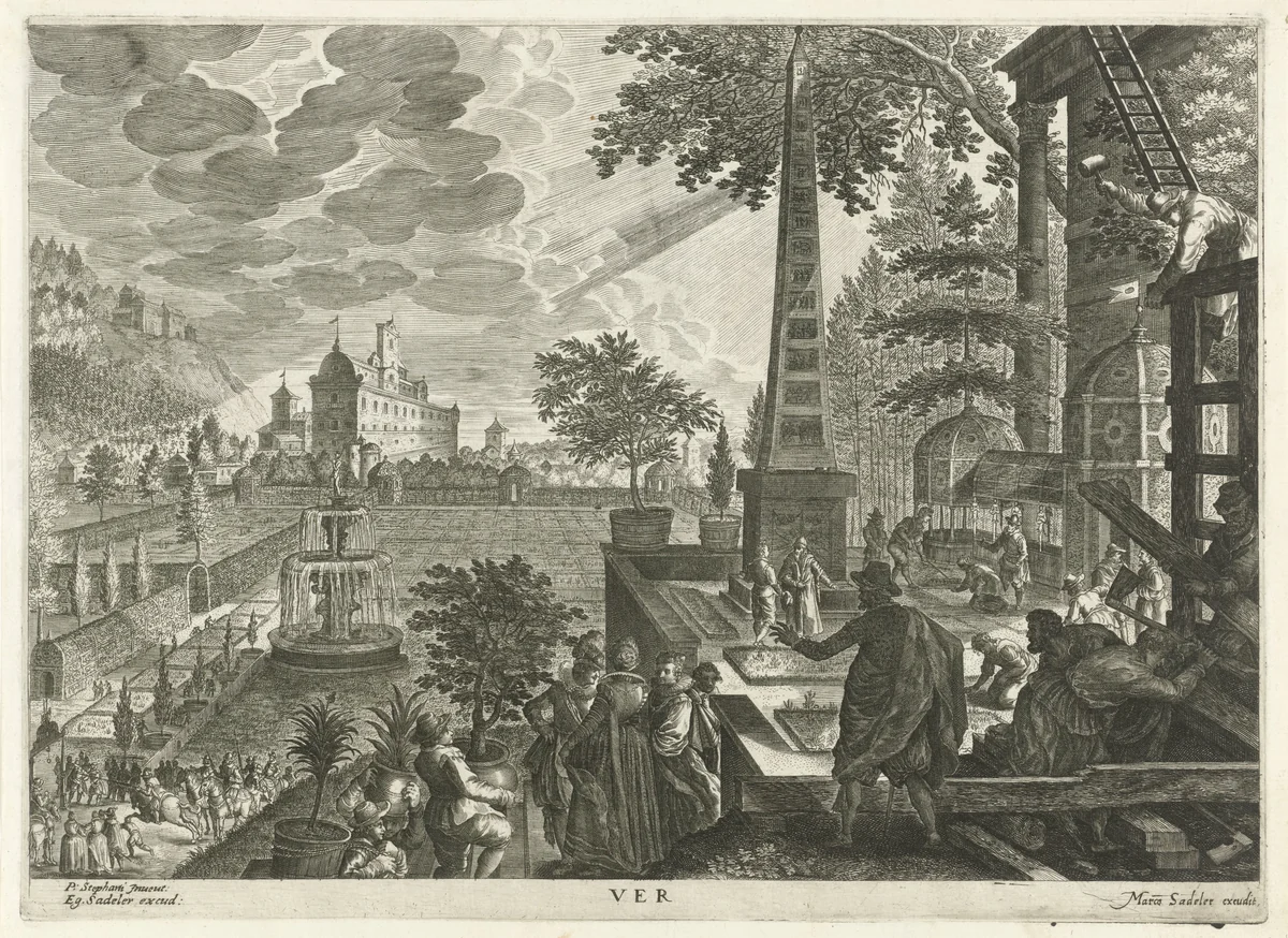 Lente by Aegidius Sadeler, print, 1620